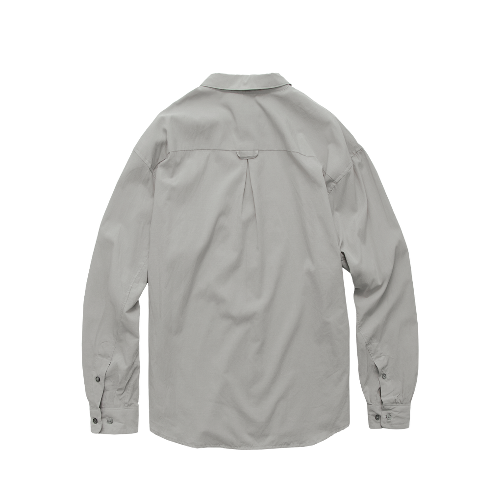 Polyteru - Tenco Loosed Shirt 2.0 (Washed Gray) product image 2 | TRAB K-Fashion Australia