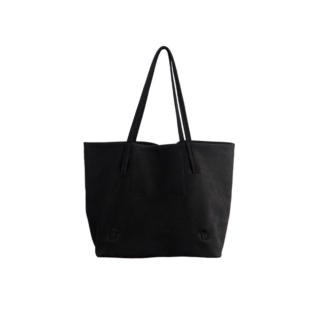 Polyteru - Shopper Tote Bag (Suede Black) product image 4 | TRAB K-Fashion Australia