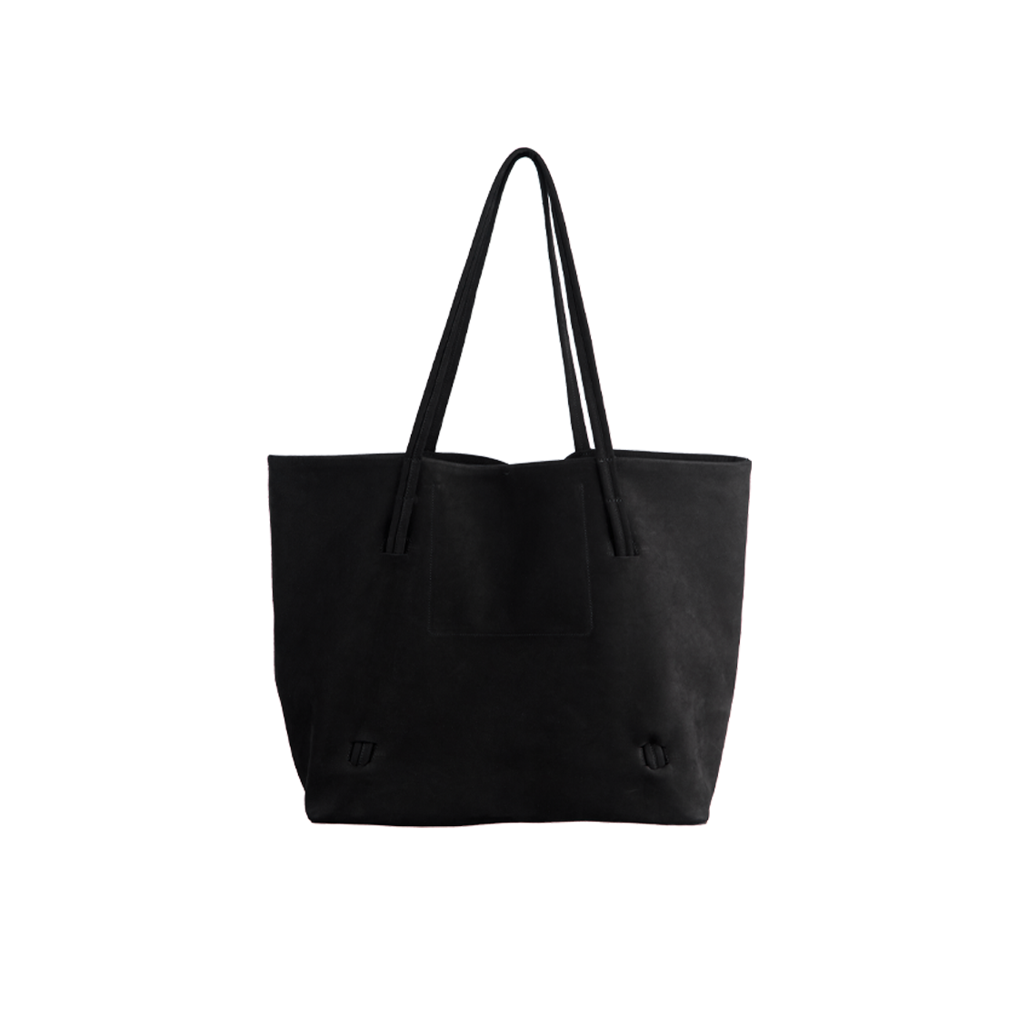 Polyteru - Shopper Tote Bag (Suede Black) product image 4 | TRAB K-Fashion Australia