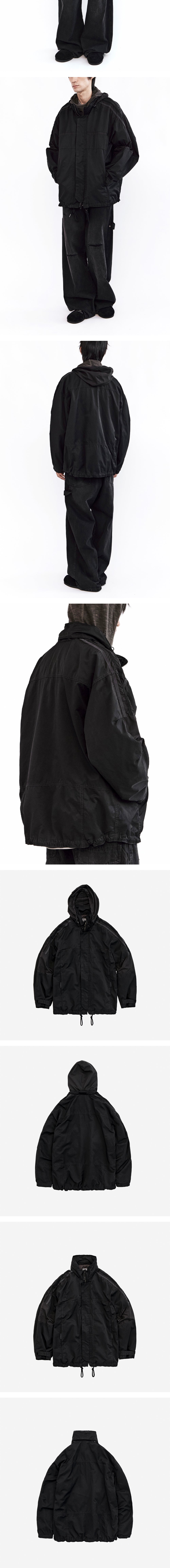 Polyteru - Old School Track Parka (Black) product image 6 | TRAB K-Fashion Australia