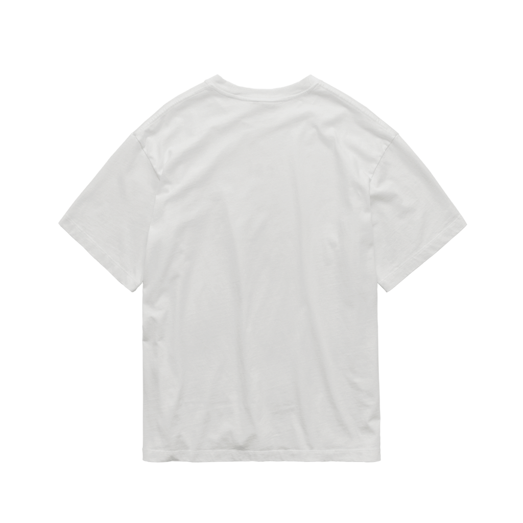 Polyteru - HANK Cat 1/2 Tee (White) product image 2 | TRAB K-Fashion Australia
