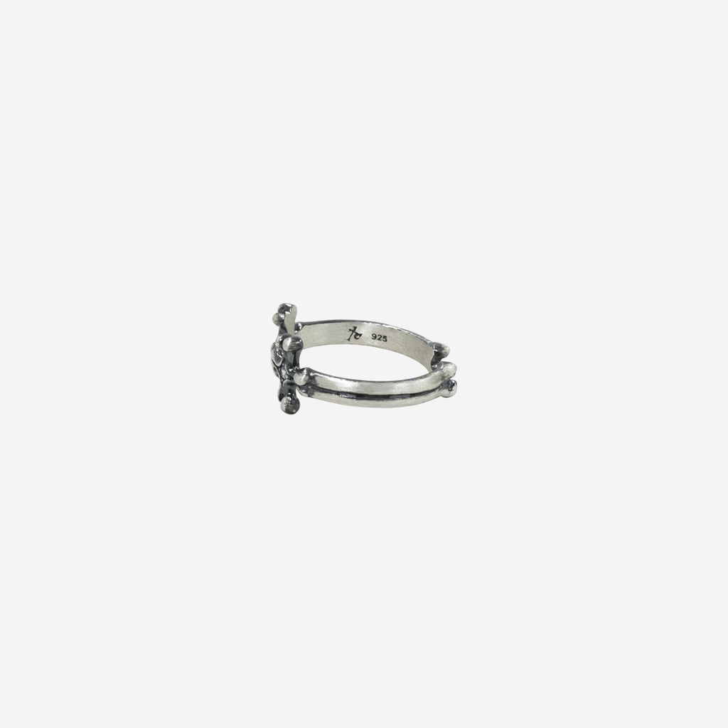 Polyteru - 925 Silver Ring 002 (Cross Bone) product image 1 | TRAB K-Fashion Australia