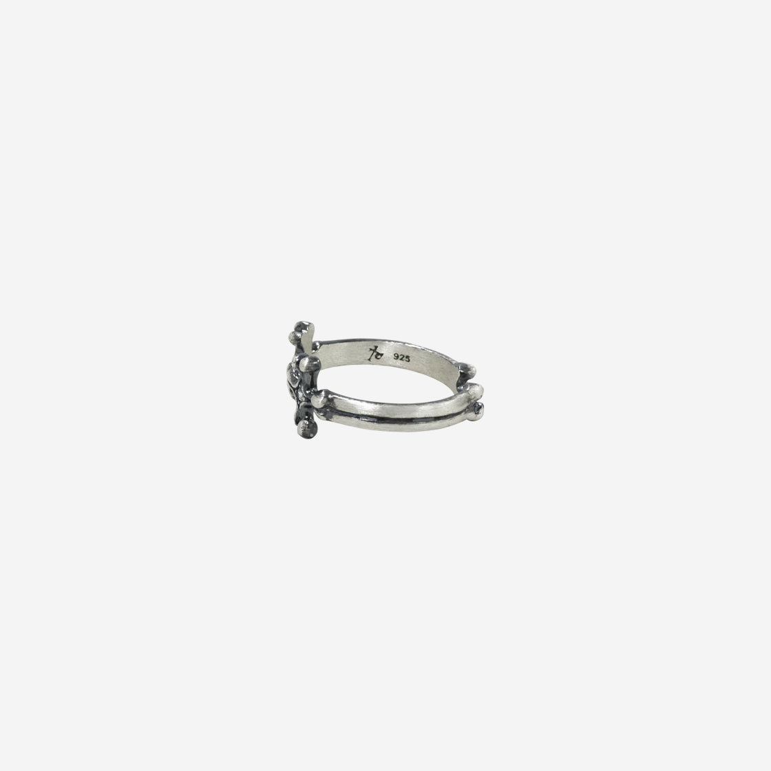 Polyteru - 925 Silver Ring 002 (Cross Bone) product image 1 | TRAB K-Fashion Australia