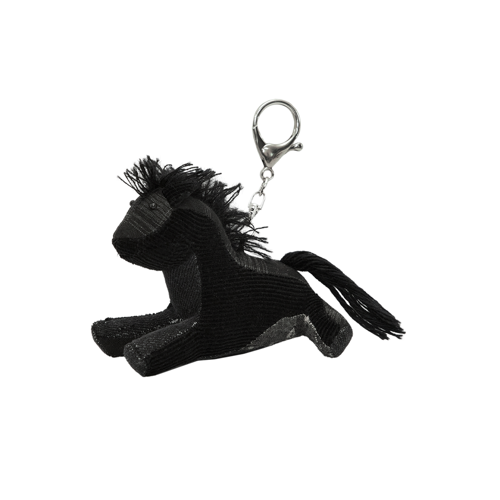 Polyteru - Lucky Horse (Keyring Black) product image 1 | TRAB K-Fashion Australia