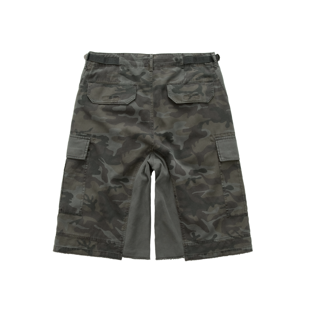 Polyteru - Cargo Bermuda Pants (Camo Olive) product image 2 | TRAB K-Fashion Australia