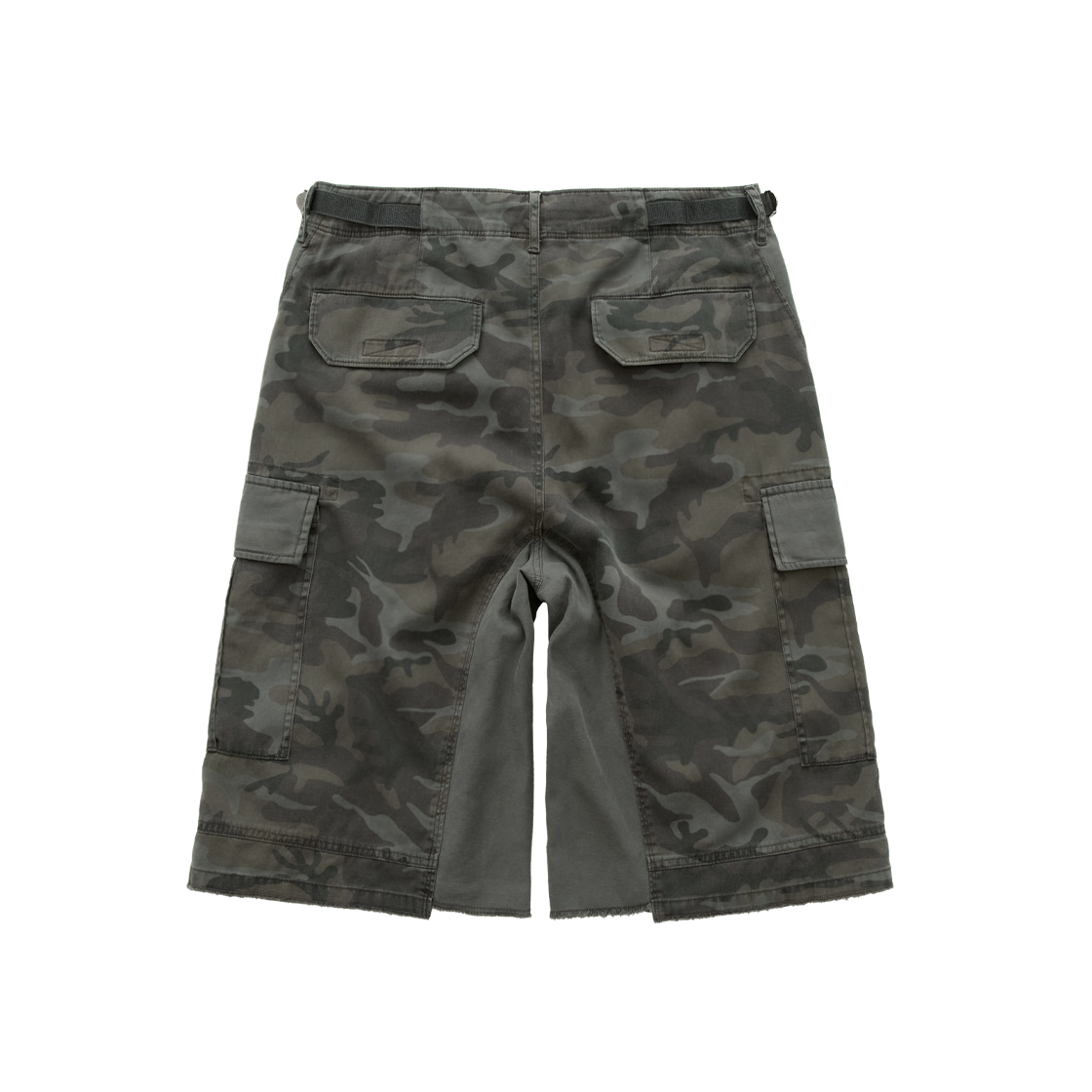 Polyteru - Cargo Bermuda Pants (Camo Olive) product image 2 | TRAB K-Fashion Australia