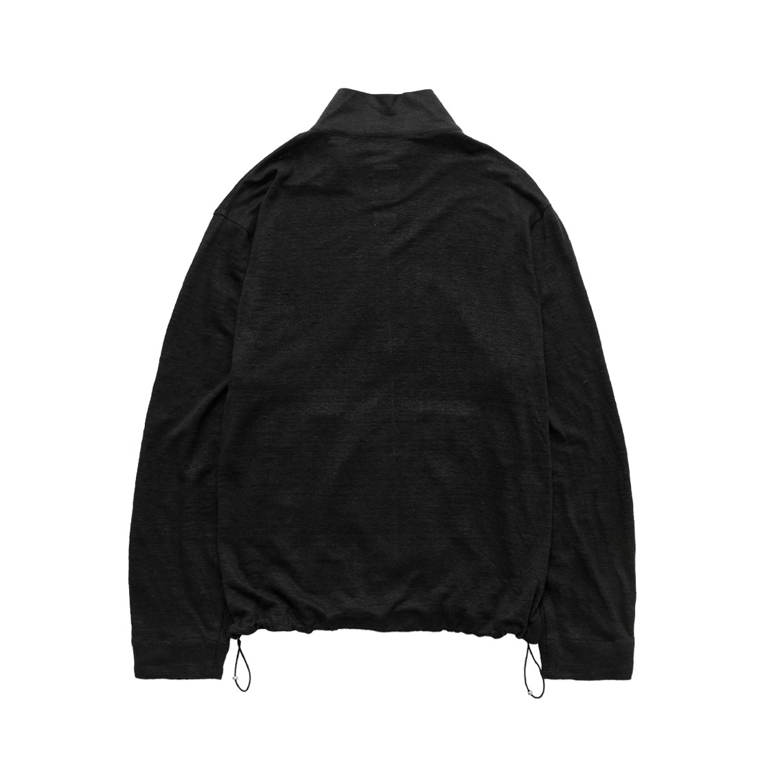 Polyteru - Silky Linen Jersey Zip (Up Black) product image 2 | TRAB K-Fashion Australia
