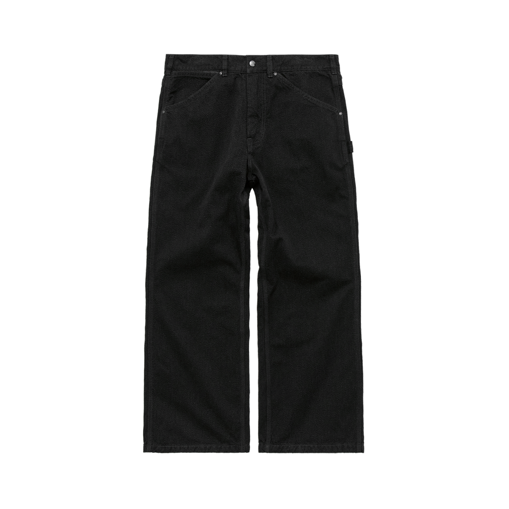 Polyteru - Grained Carpenter Denim Pants (Charcoal) product image 1 | TRAB K-Fashion Australia