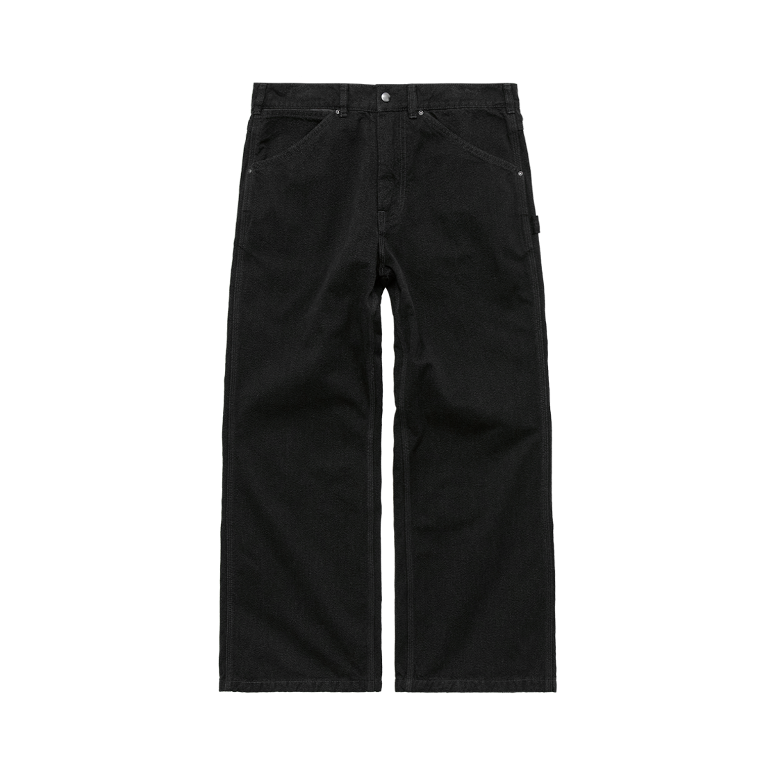 Polyteru - Grained Carpenter Denim Pants (Charcoal) product image 1 | TRAB K-Fashion Australia