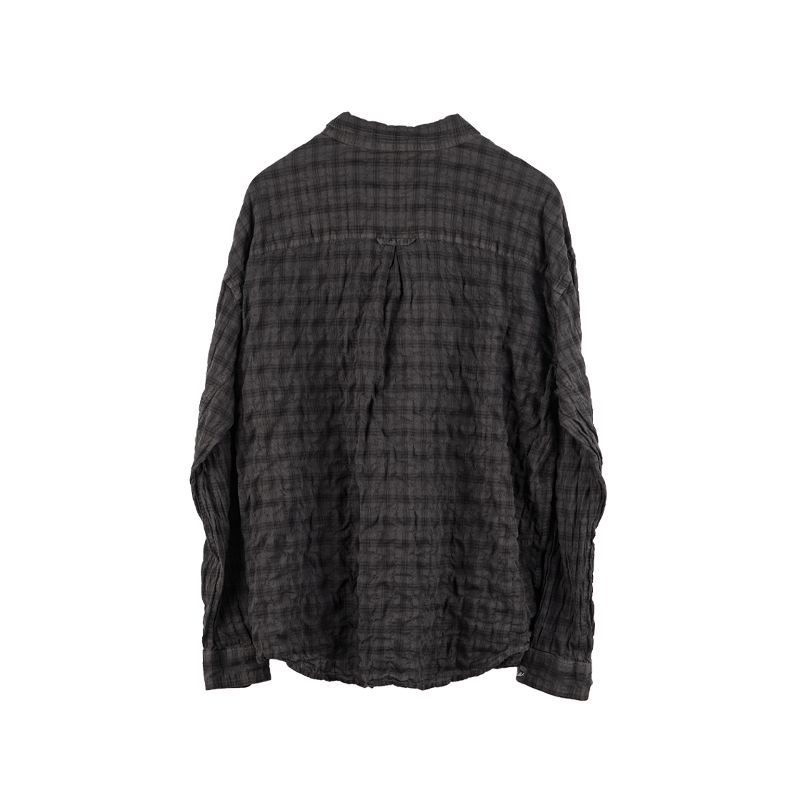 Polyteru - Country Check Shirt (Charcoal Brown) product image 2 | TRAB K-Fashion Australia