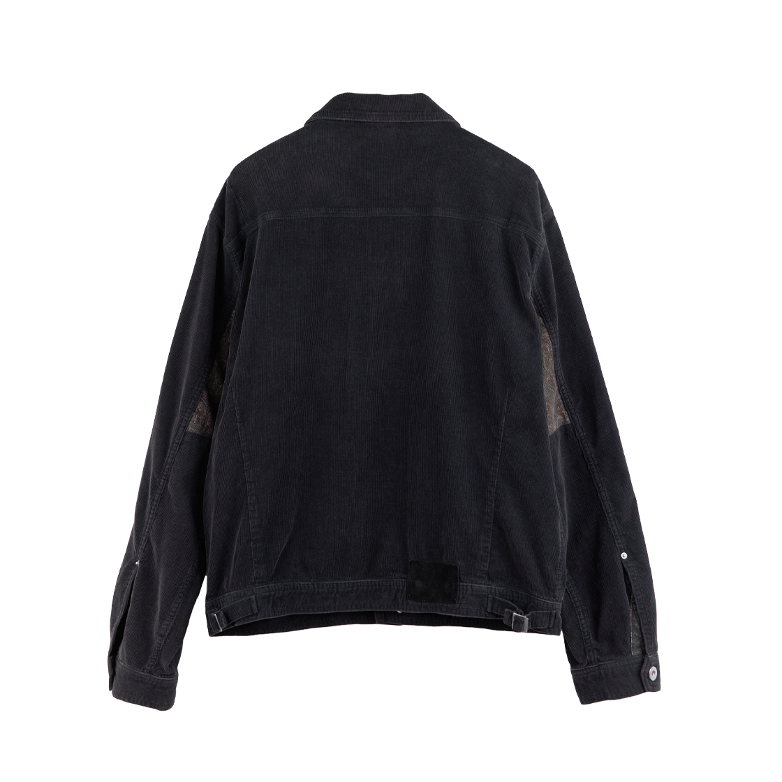 Polyteru - 1011 Paisley Trucker Jacket Corduroy Dark (Purple Navy) product image 2 | TRAB K-Fashion Australia