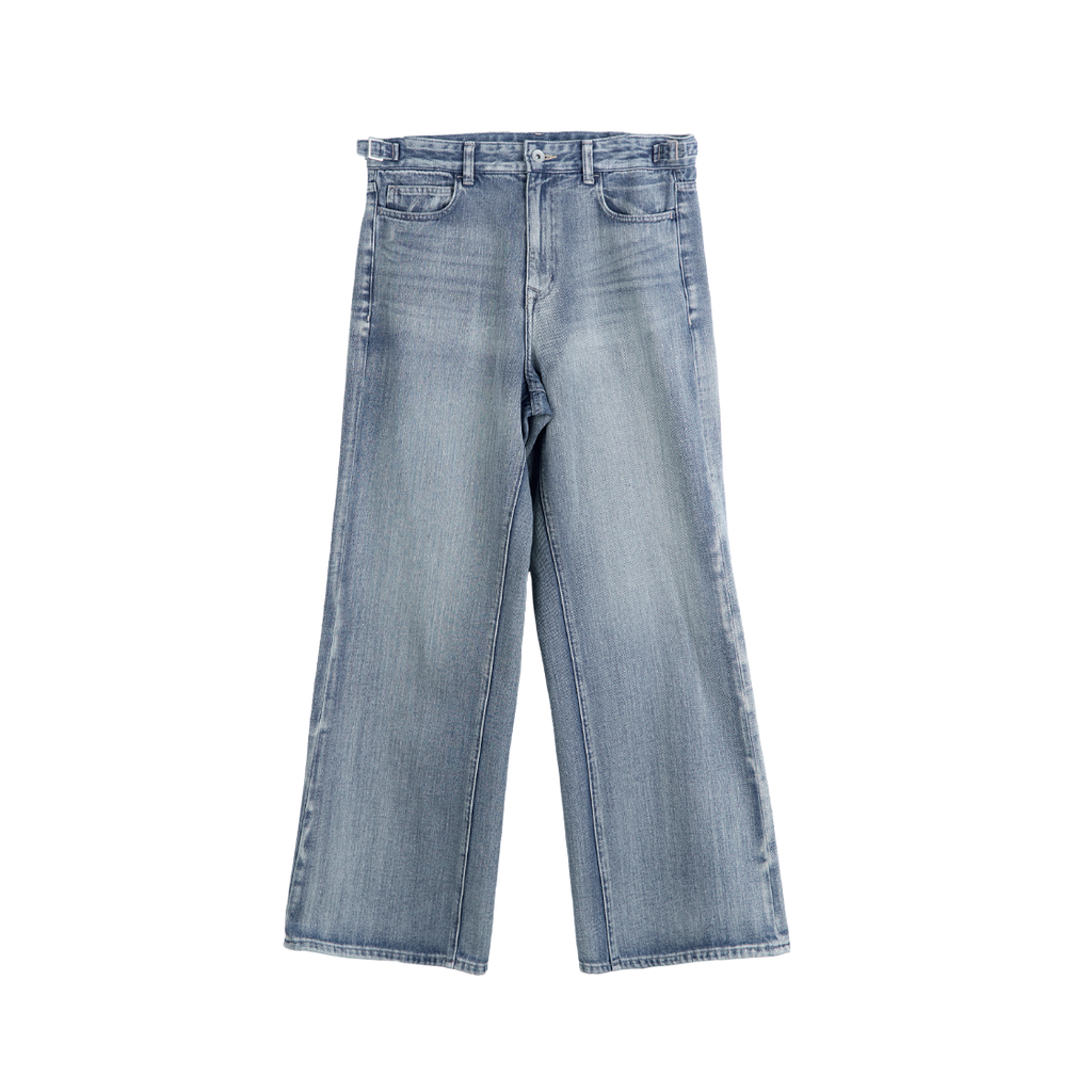 Polyteru - Brushed Uncle Cut Jeans (Blue) product image 1 | TRAB K-Fashion Australia
