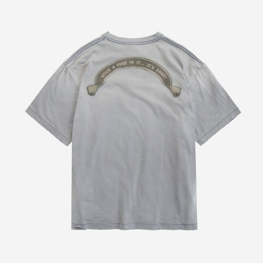 Polyteru - x Hot Stuff 1/2 Sleeves 'Reverse Star' Hard (Washed Blue) product image 2 | TRAB K-Fashion Australia