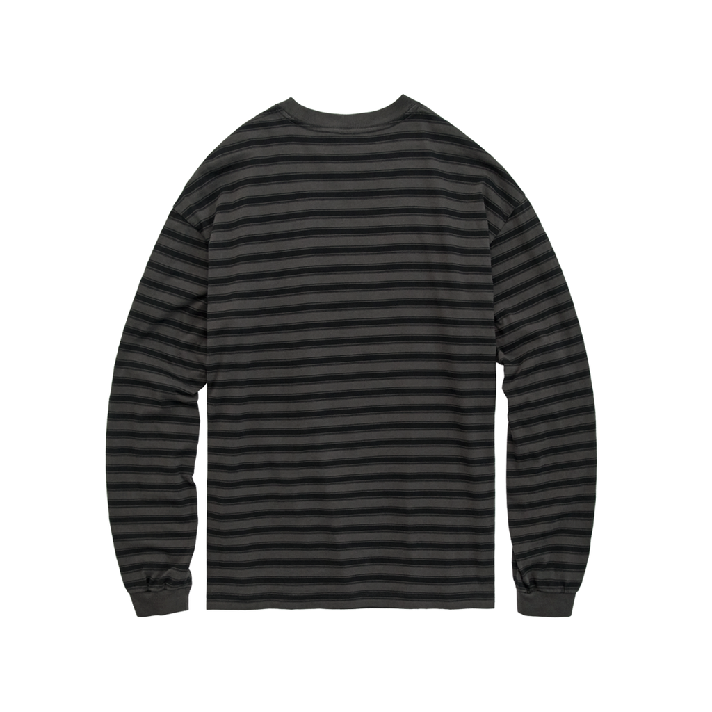 Polyteru - Striped Long Sleeve (Charcoal) product image 2 | TRAB K-Fashion Australia
