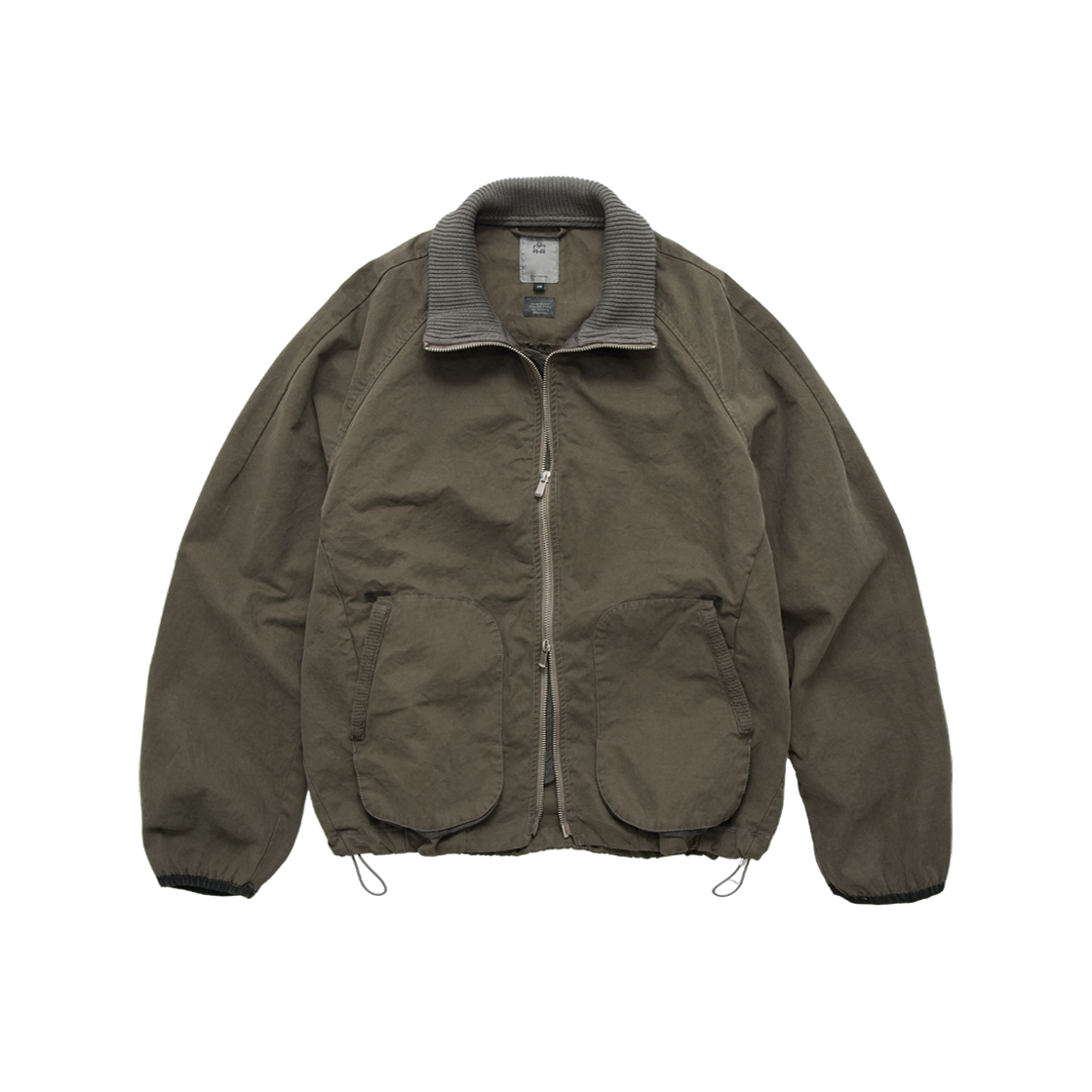 Polyteru - Rib Jacket (Deep Beige) product image 1 | TRAB K-Fashion Australia