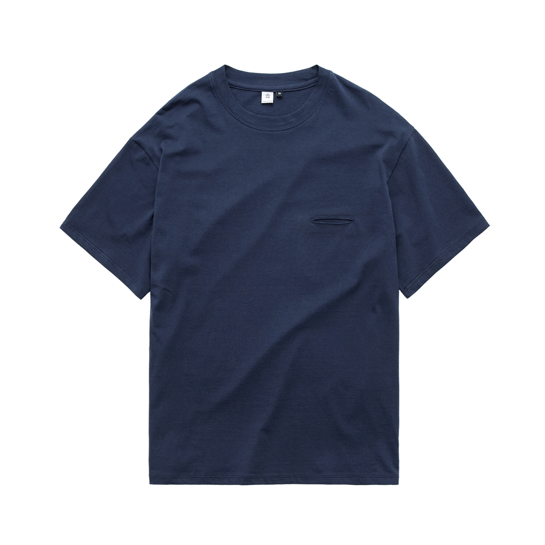 Polyteru - Slash Cut T-Shirt (Cobalt Blue) product image 1 | TRAB K-Fashion Australia