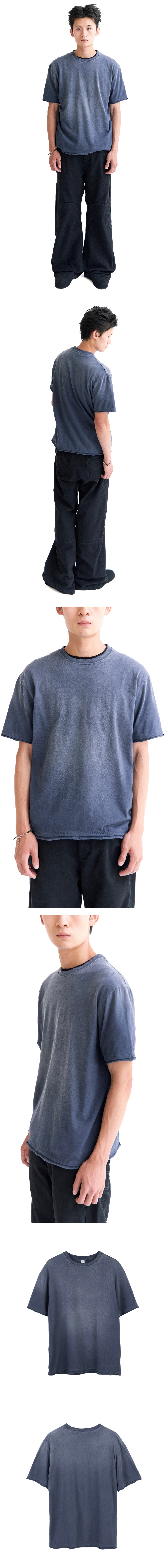 Polyteru - Blank Tee Sun (Faded Navy) product image 3 | TRAB K-Fashion Australia