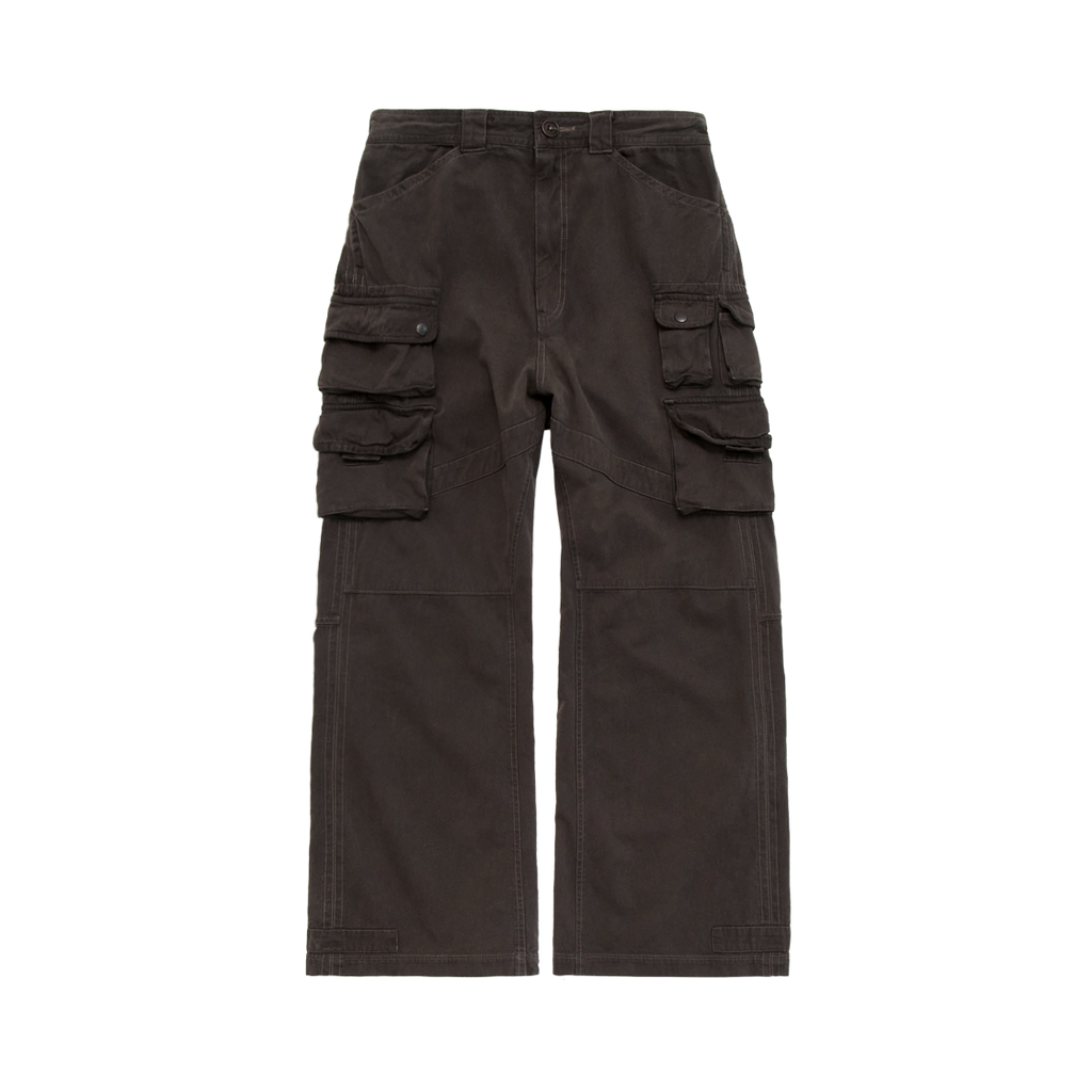 Polyteru - Vintage Multi Cargo Pants (Mud) product image 1 | TRAB K-Fashion Australia