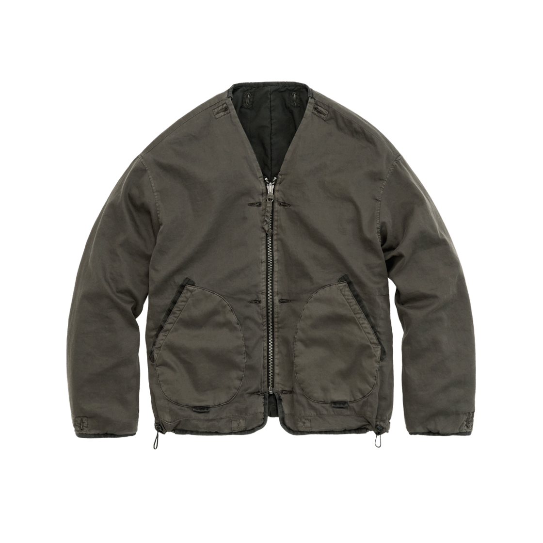 Polyteru - 1011 Camou Liner Jacket (Used Olive) product image 1 | TRAB K-Fashion Australia