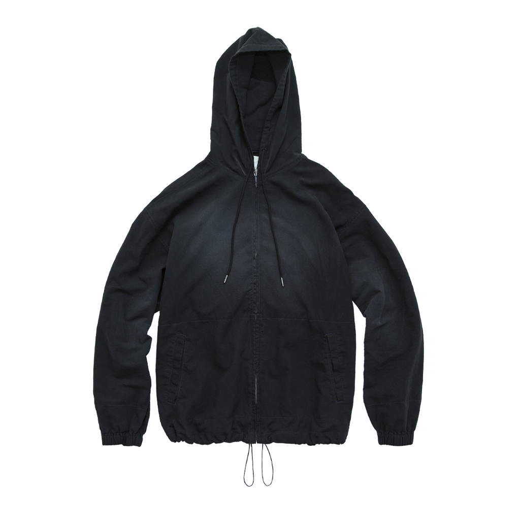 Polyteru - Zip Hoodie Parka (Faded Ink) product image 1 | TRAB K-Fashion Australia