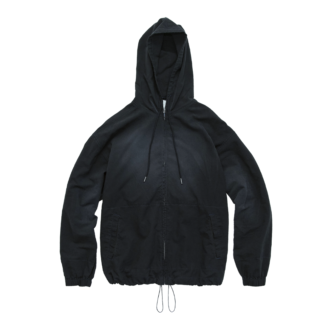 Polyteru - Zip Hoodie Parka (Faded Ink) product image 1 | TRAB K-Fashion Australia