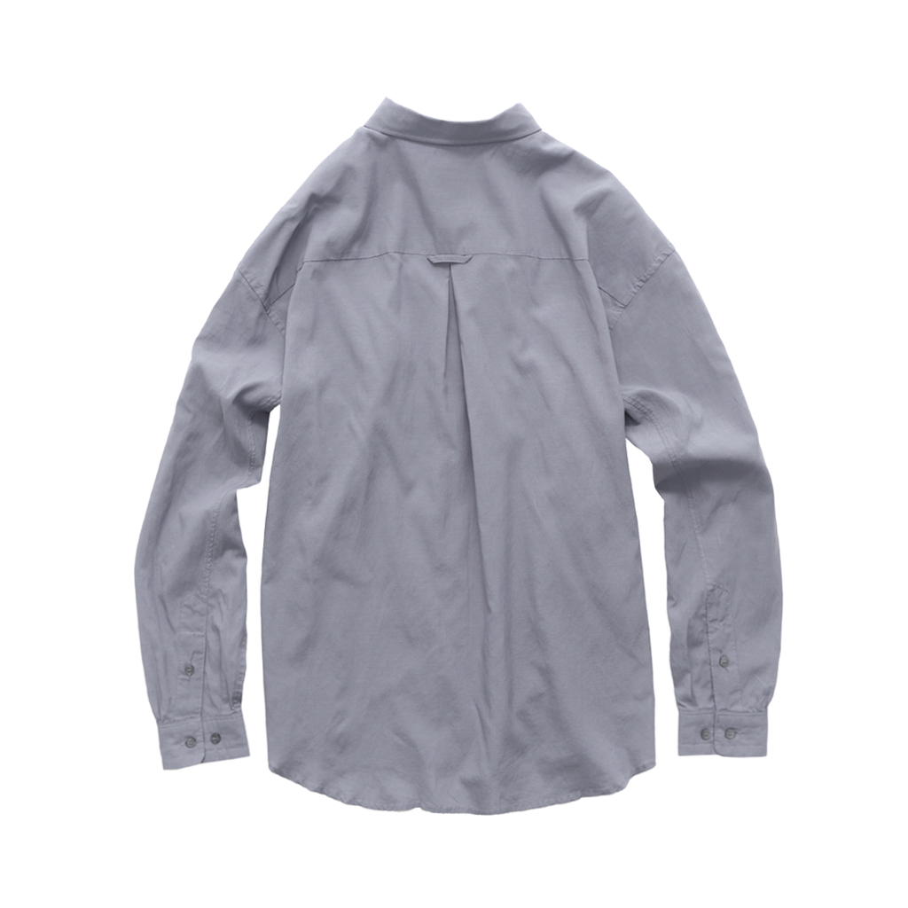 Polyteru - Tenco Loosed Shirt 2.0 Mid (Blue Gray) product image 1 | TRAB K-Fashion Australia