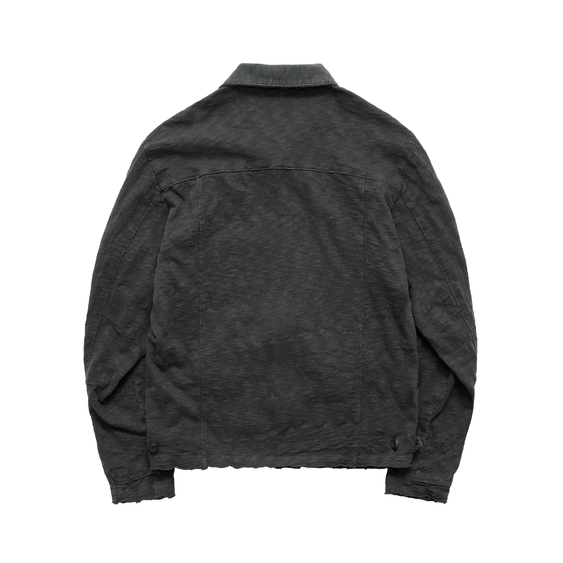 Polyteru - Slub Zip Jacket (Charcoal) product image 2 | TRAB K-Fashion Australia