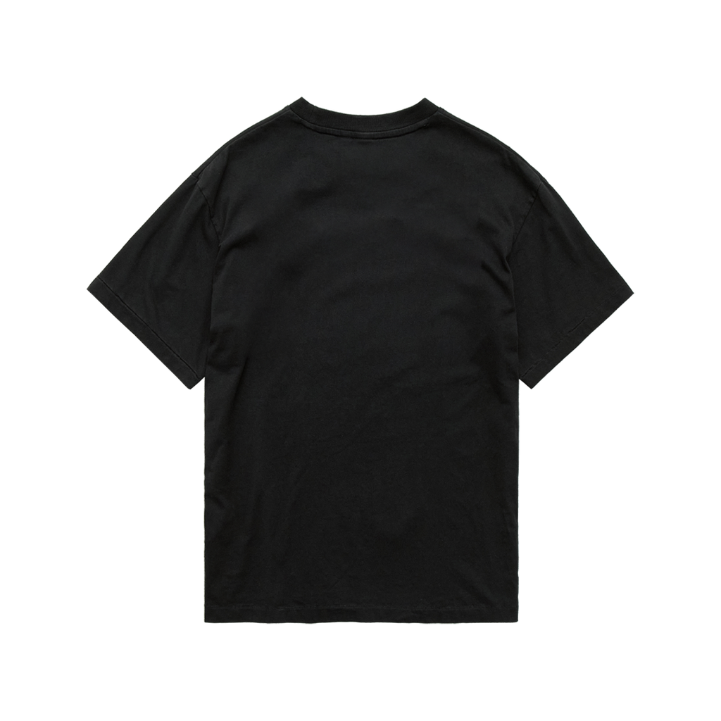 Polyteru - 1/2 Graphic T-Shirt 'Ebony' (Washed Black) product image 2 | TRAB K-Fashion Australia