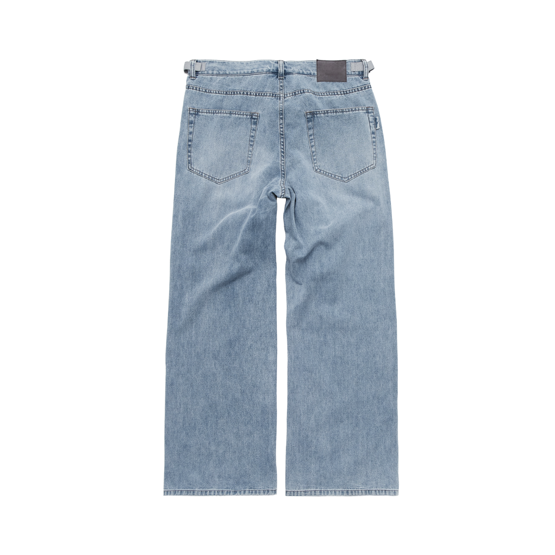 Polyteru - Uncle Cut Denim Jeans Washed (Light Blue) product image 2 | TRAB K-Fashion Australia