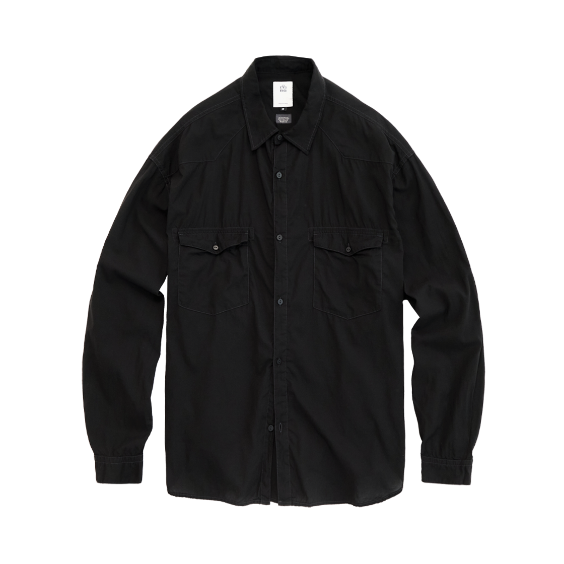 Polyteru - Loosed Tenco Western Shirts (Black) product image 1 | TRAB K-Fashion Australia
