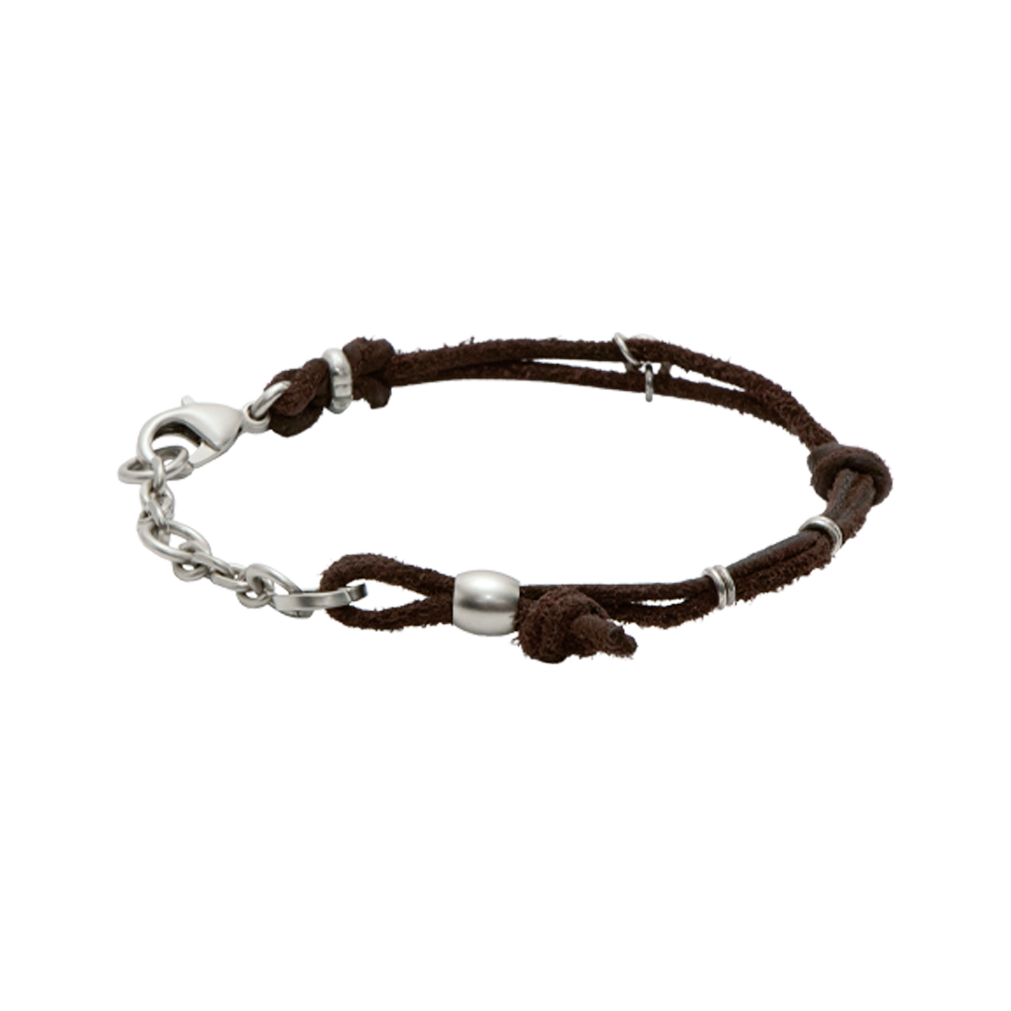 Polyteru - Double Strand Leather Bracelet (Brown) product image 1 | TRAB K-Fashion Australia