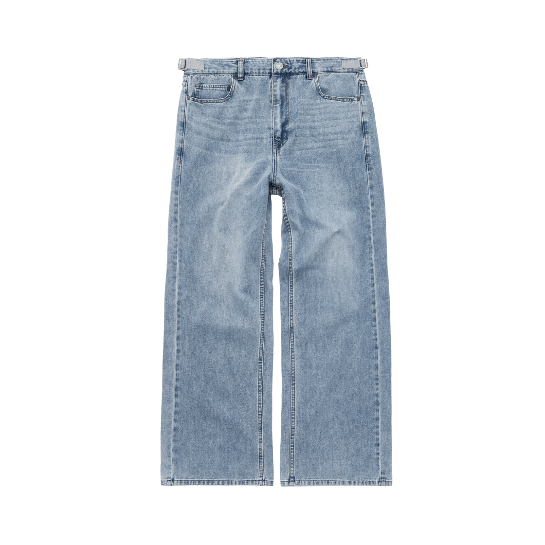 Polyteru - Uncle Cut Denim Jeans Washed (Light Blue) product image 1 | TRAB K-Fashion Australia