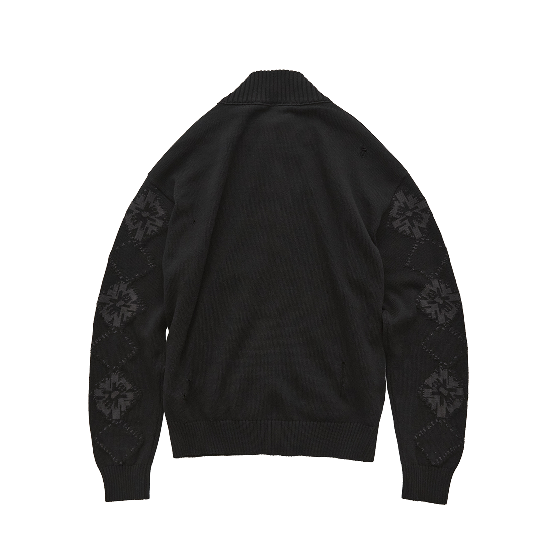 Polyteru - Button Up Cardigan Ethnic Sleeves (Black) product image 1 | TRAB K-Fashion Australia