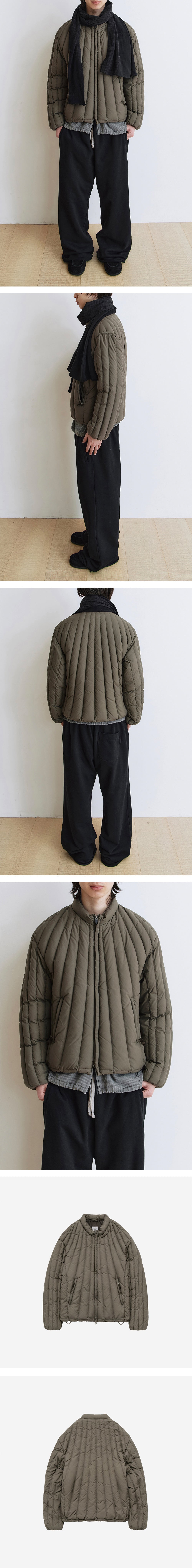 Polyteru - Floating Down Puffer (Khaki Olive) product image 3 | TRAB K-Fashion Australia