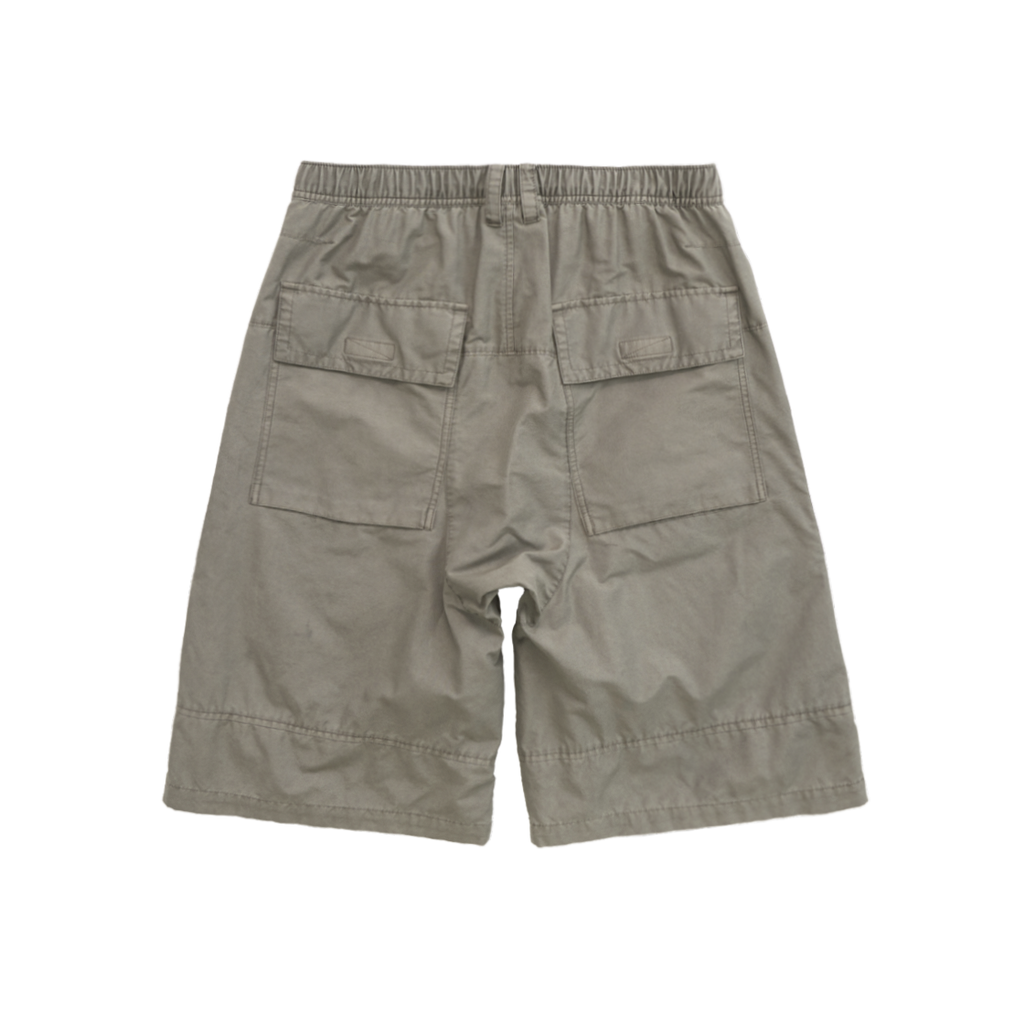 Polyteru - Front Cargo 1/2 Pants (Gray Beige) product image 2 | TRAB K-Fashion Australia