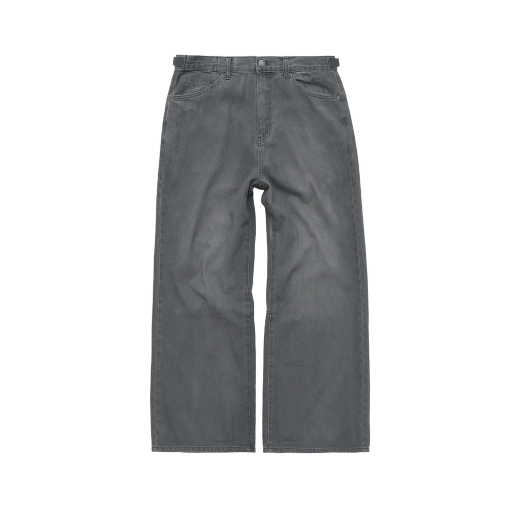 Polyteru - Coated Gosima Denim Pants (Gray) product image 1 | TRAB K-Fashion Australia