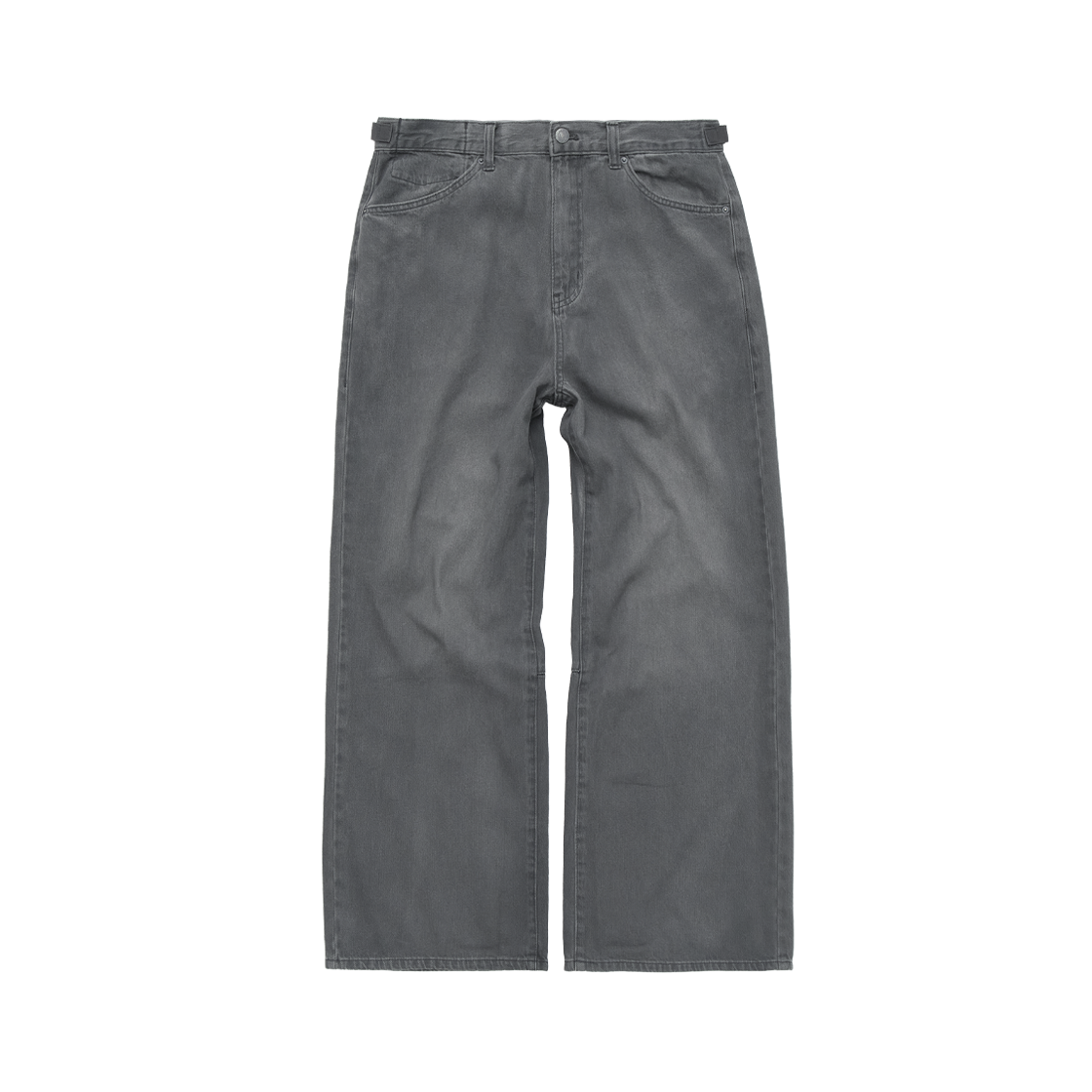 Polyteru - Coated Gosima Denim Pants (Gray) product image 1 | TRAB K-Fashion Australia