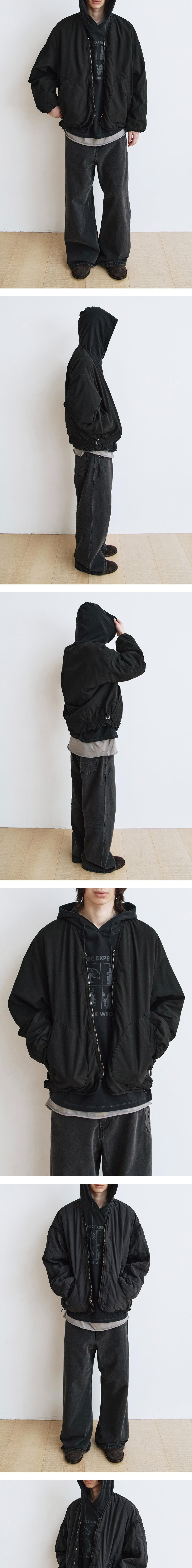 Polyteru - Reversible Liner Jacket Black + (Charcoal) product image 5 | TRAB K-Fashion Australia