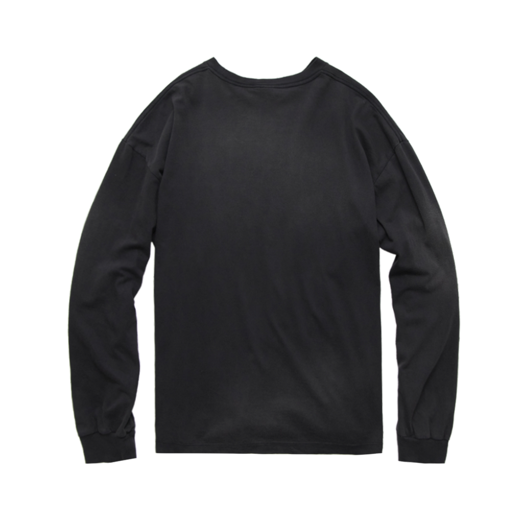 Polyteru - 1011 Lettering Muse Long Sleeve (Faded Black) product image 2 | TRAB K-Fashion Australia