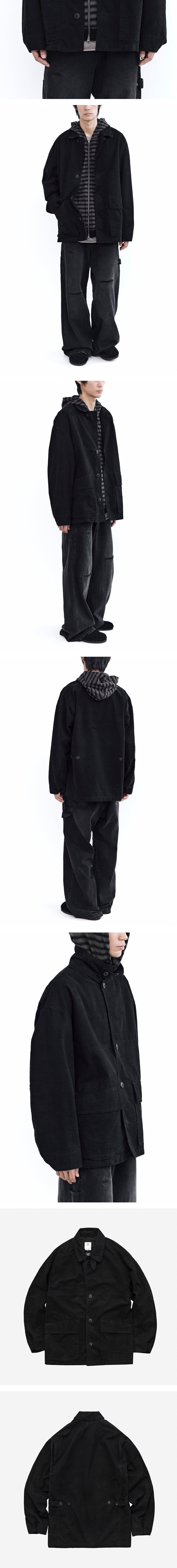 Polyteru - Officer Jacket (Black) product image 4 | TRAB K-Fashion Australia