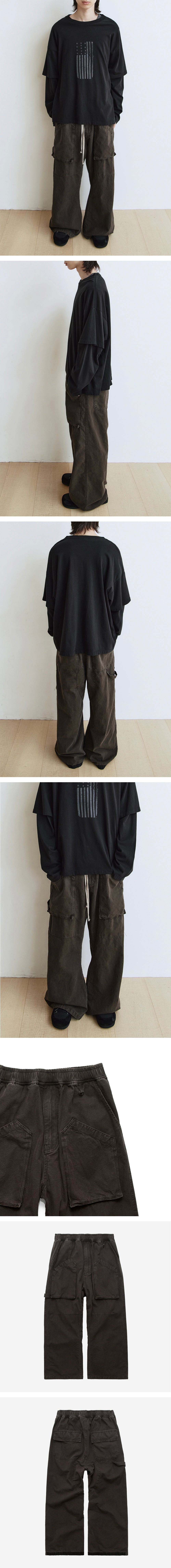 Polyteru - Painter Pajama Pants (Brown) product image 3 | TRAB K-Fashion Australia