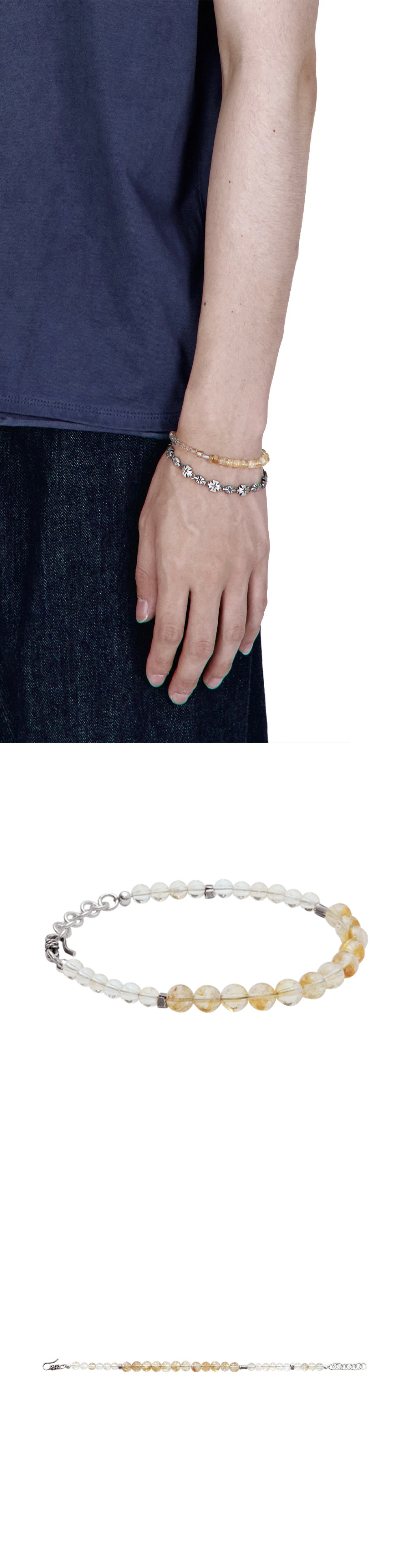 Polyteru - Beads Bracelet (Yellow) product image 3 | TRAB K-Fashion Australia
