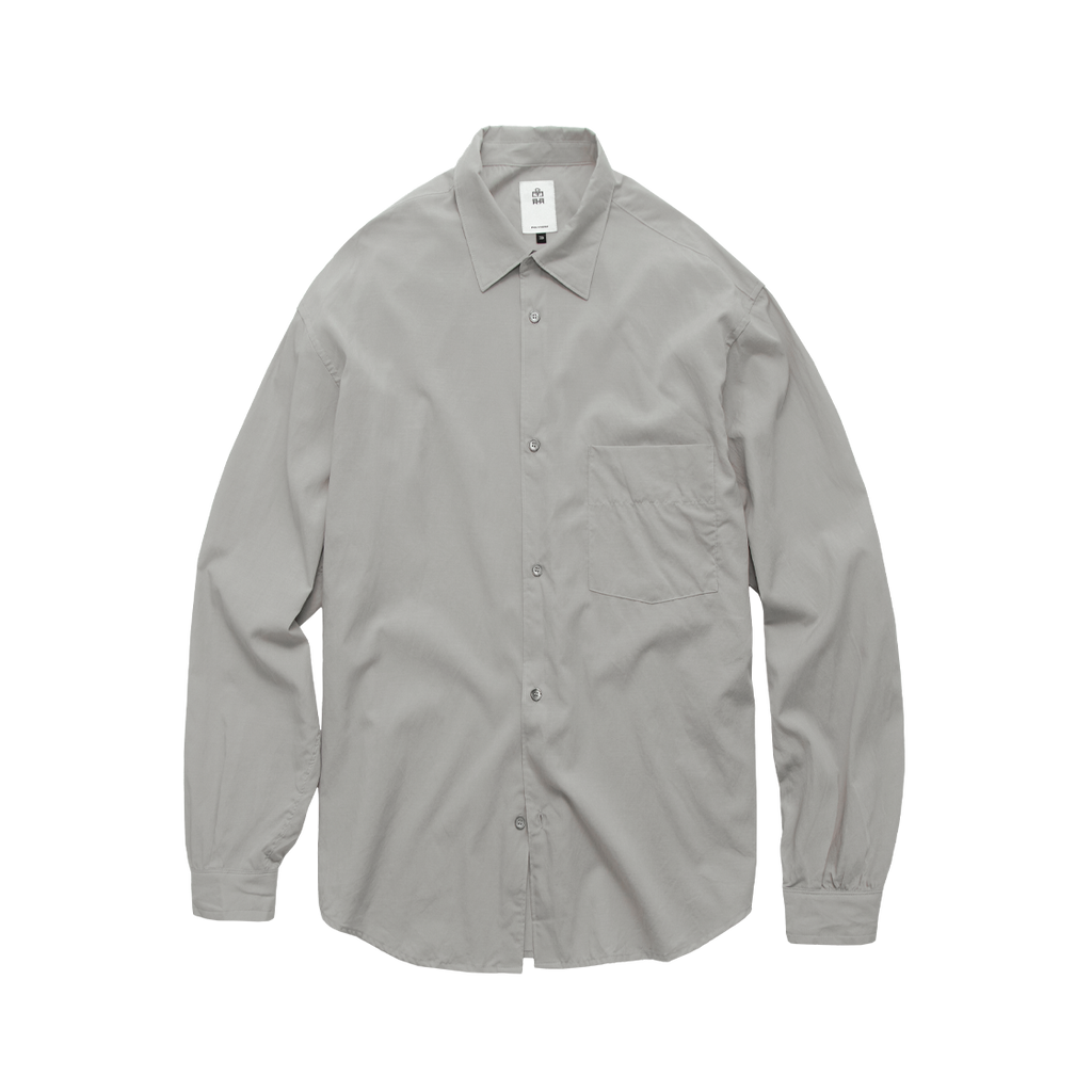 Polyteru - Tenco Loosed Shirt 2.0 (Washed Gray) product image 1 | TRAB K-Fashion Australia