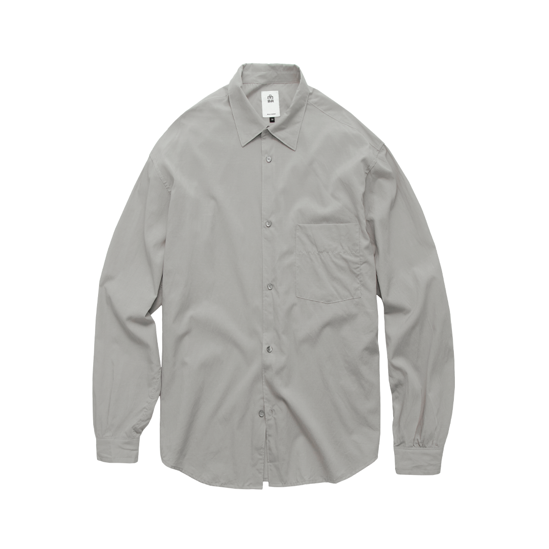 Polyteru - Tenco Loosed Shirt 2.0 (Washed Gray) product image 1 | TRAB K-Fashion Australia