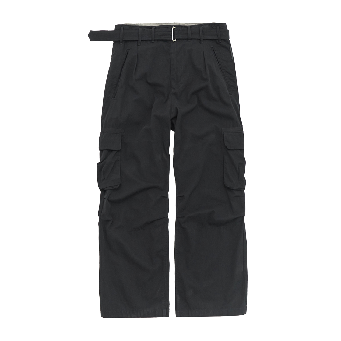 Polyteru - Belted Cargo Pants (1.2v Black) product image 1 | TRAB K-Fashion Australia