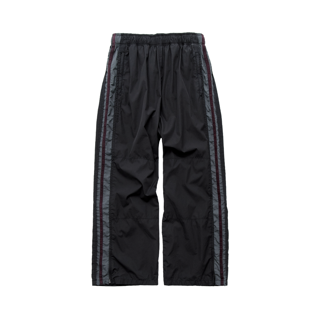 Polyteru - Old School Track Pants (Charcoal/Green) product image 1 | TRAB K-Fashion Australia
