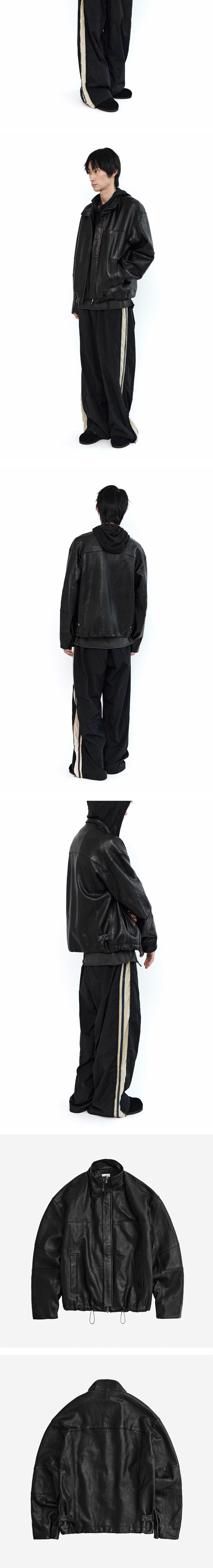Polyteru - Leather Parka (Lambskin Black) product image 4 | TRAB K-Fashion Australia