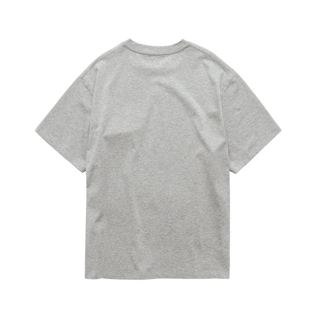 Polyteru - Slash Cut T-Shirt (Melange Gray) product image 2 | TRAB K-Fashion Australia