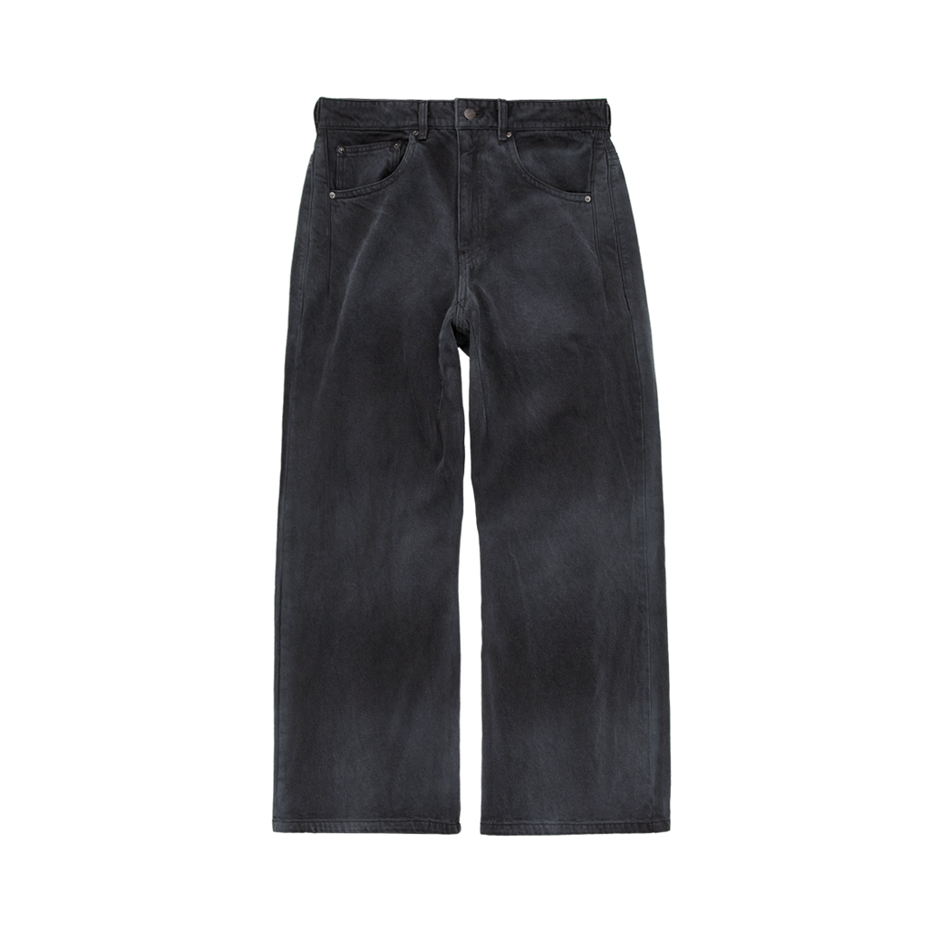 Polyteru - Loosed Coated Jean (Blue Charcoal) product image 1 | TRAB K-Fashion Australia