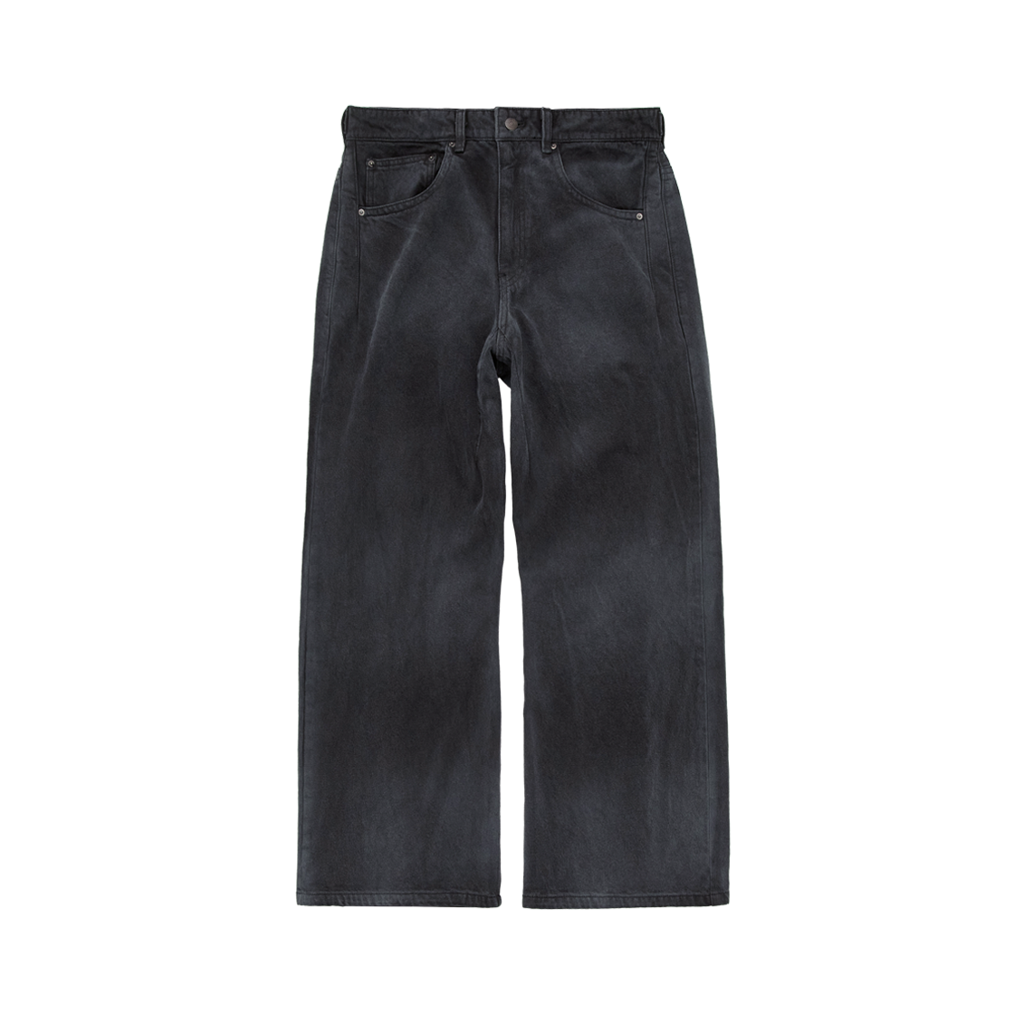 Polyteru - Loosed Coated Jean (Blue Charcoal) product image 1 | TRAB K-Fashion Australia
